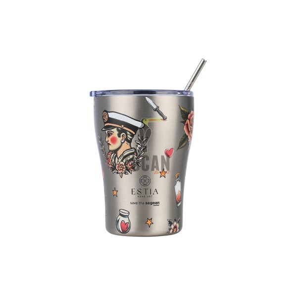 Θερμός ESTIA coffee mug 350ml 01-31770 Old School Ink
