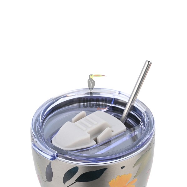 Θερμός ESTIA coffee mug 350ml 01-31787 Silver Botanic