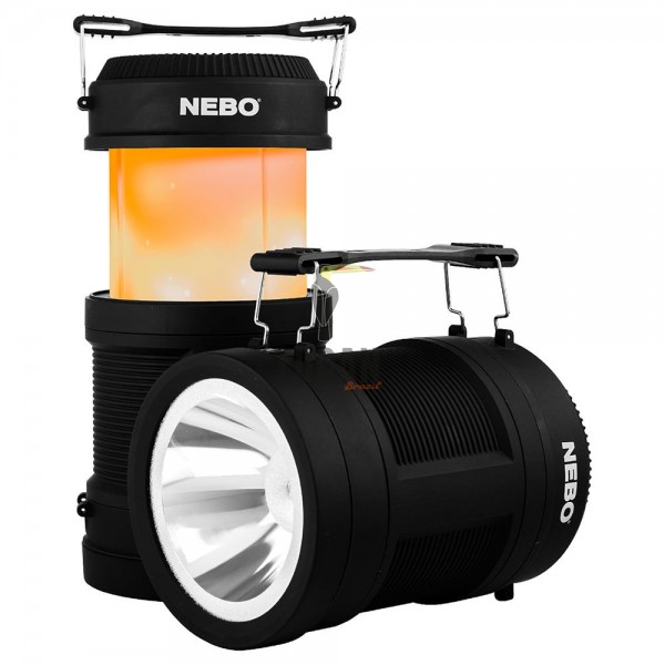 Nebo Big Poppy Φανάρι Led Επαναφορτιζόμενο με Φακό 300lm NE6908
