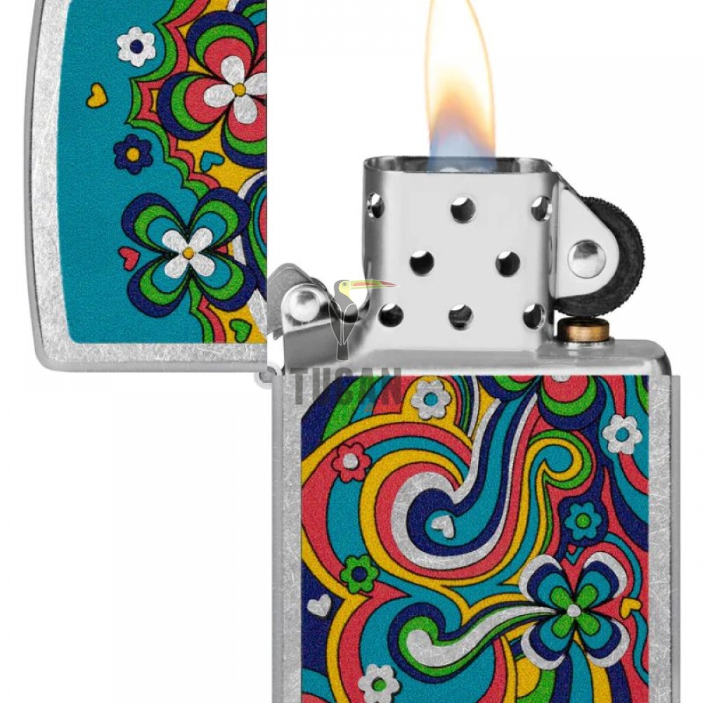 Zippo Flower Power Design 48579