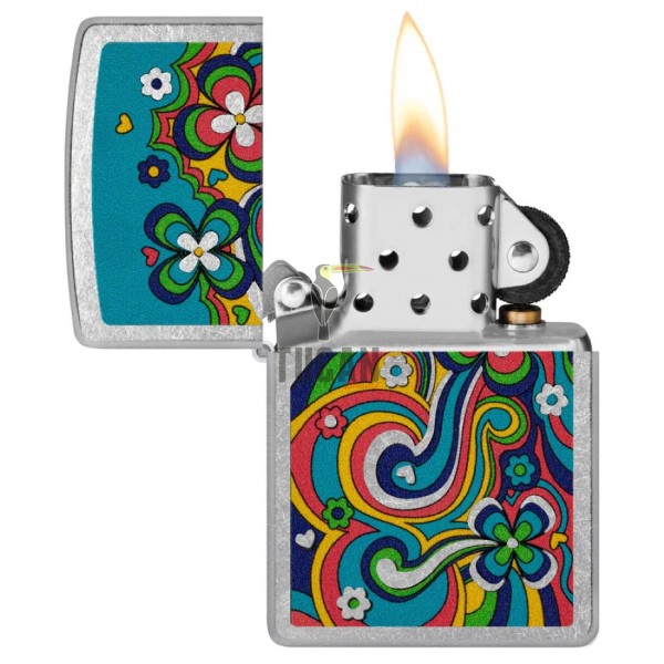 Zippo Flower Power Design 48579