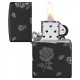 Zippo Flowers Skulls Design 48931