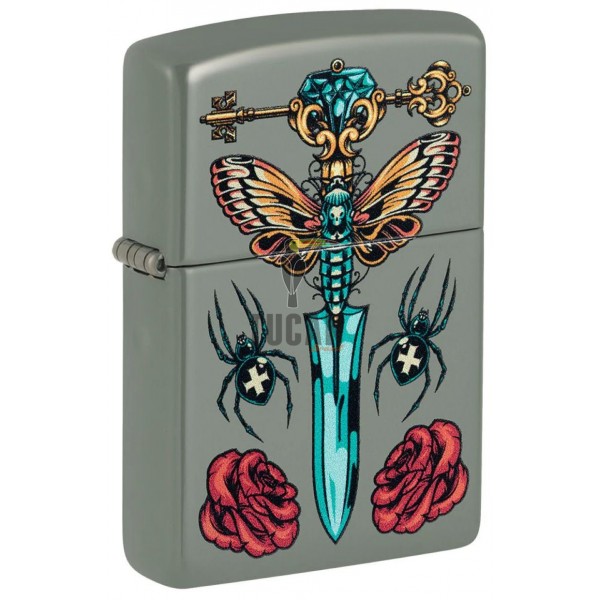 Zippo Gothic Dagger Design 49860