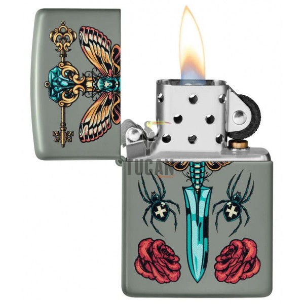 Zippo Gothic Dagger Design 49860