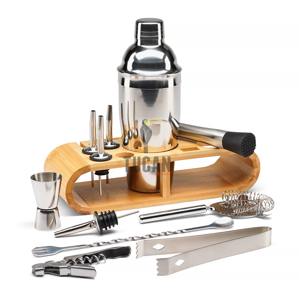 12-Piece Cocktail Set  "Η τέχνη του bartending στο σπίτι σου"