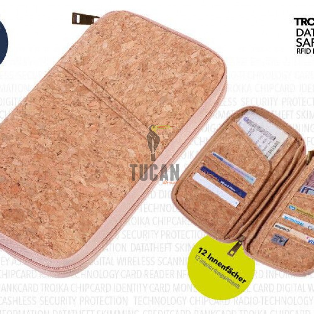 Θήκη Ταξιδίου Troika "SAFE FLIGHT CORK" TRV20/CK