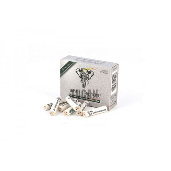 White Elephant Meerschaum Filters FEC10 9 χιλιοστά(Box of 40)