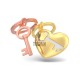 Μπρελόκ Metalmorphose ‘Key to My Heart’ MTM365-01SOL