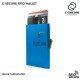 C SECURE Kαρτοθήκη αλουμινίου με προστασία RFID Blue CH11945