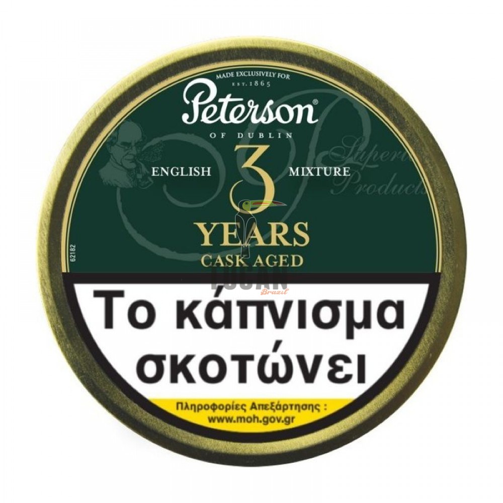 Καπνός Πίπας Peterson 3 Years Cask Aged English Mixture