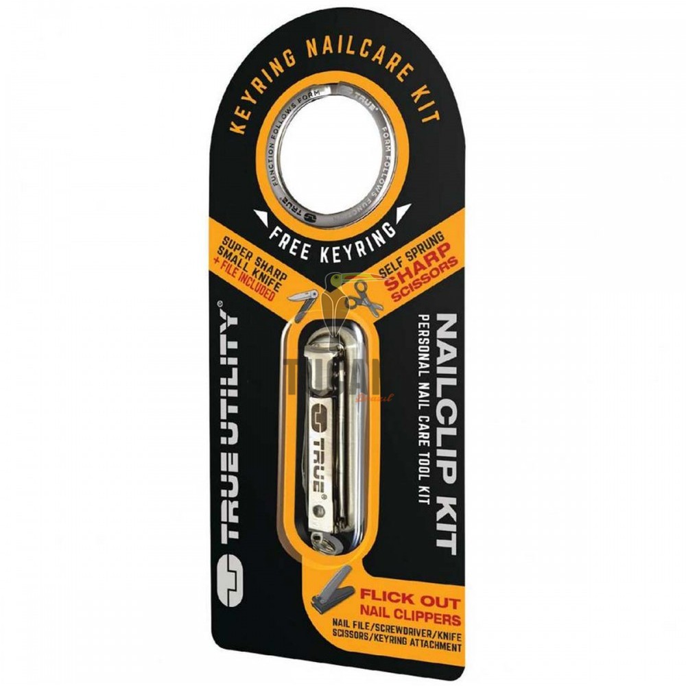 Μπρελόκ Πολυεργαλείο Nailclip Kit TRUE UTILITY TU215K
