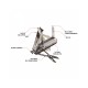 Μπρελόκ Πολυεργαλείο Nailclip Kit TRUE UTILITY TU215K