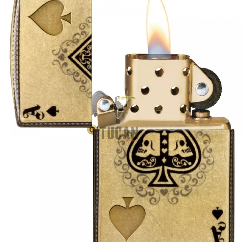 Zippo Ace of Skulls Design 46388