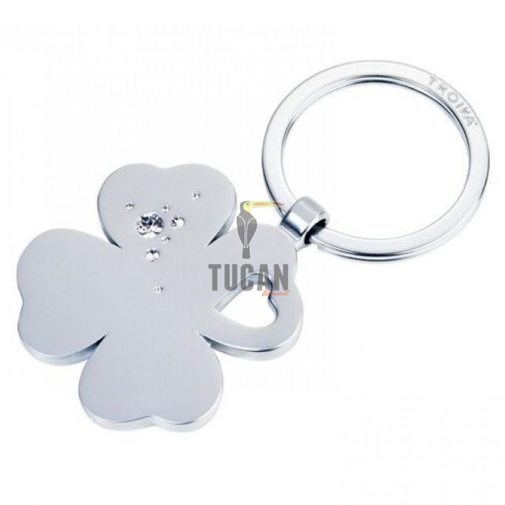 Μπρελόκ TROIKA KR9-30/MA "GIRLS BEST FRIENDS "Clover Frosty"