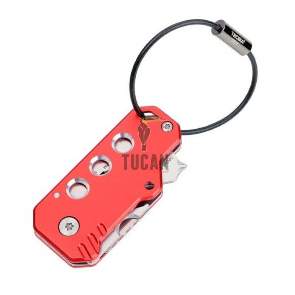 Μπρελόκ Μίνι εργαλείο Troika "KEYTOOL" KTL40/RD