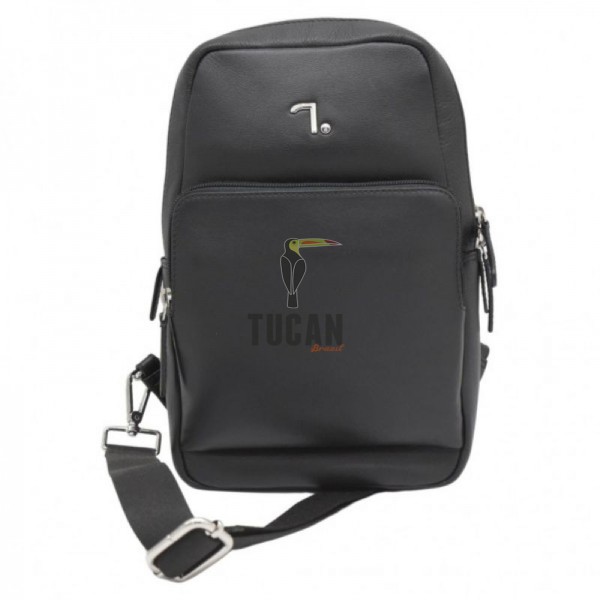 Δερμάτινο Σακίδιο Body Μεσαίο Μαύρο 7 Dots Uranus 60-123-BLK