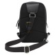 Δερμάτινο Σακίδιο Body Μεσαίο Μαύρο 7 Dots Uranus 60-123-BLK