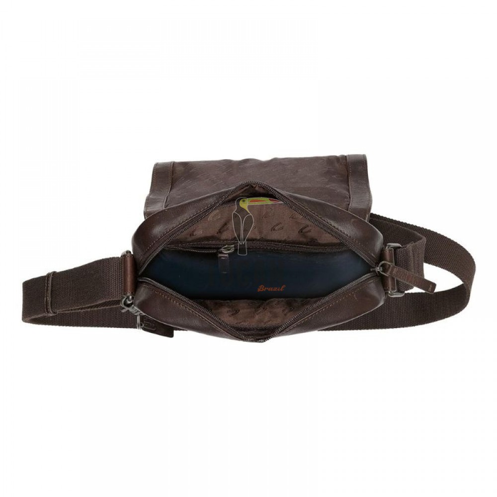 Τσάντα Ώμου Δερμάτινη Camel Active Pine, Καφέ 410-602-29 (011855)
