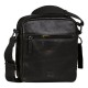 Τσάντα Ώμου Δερμάτινη Camel Active Pine, Μαύρη 410-601-60 (011856)