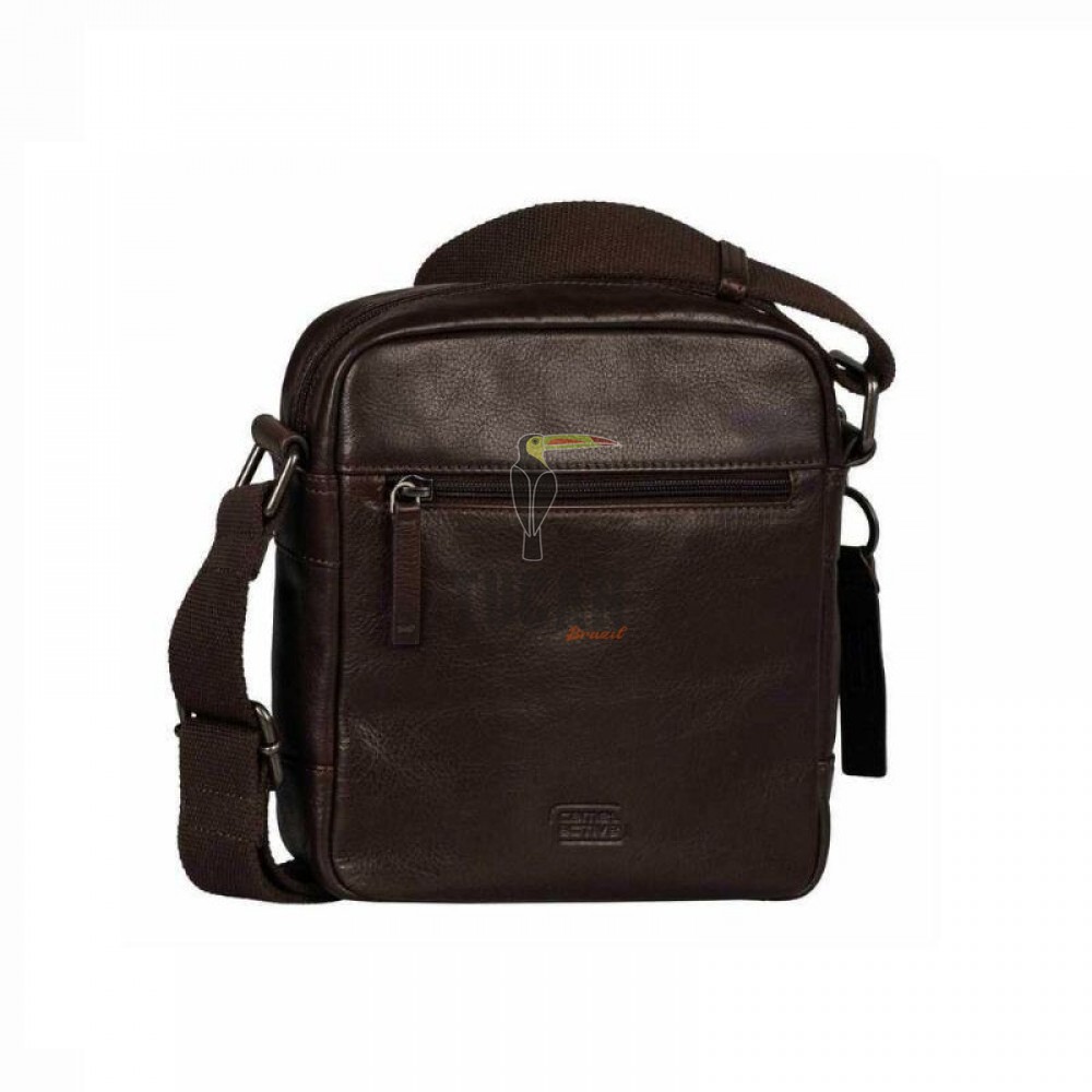 Τσάντα Ώμου Δερμάτινη Camel Active Pine, Καφέ 410-601-29 (011857)