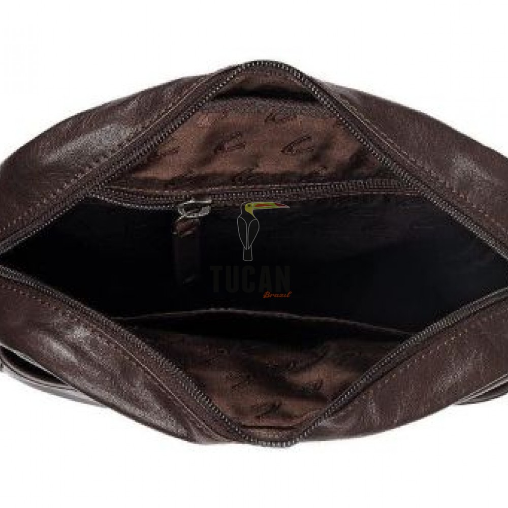 Τσάντα Ώμου Δερμάτινη Camel Active Pine, Καφέ 410-601-29 (011857)