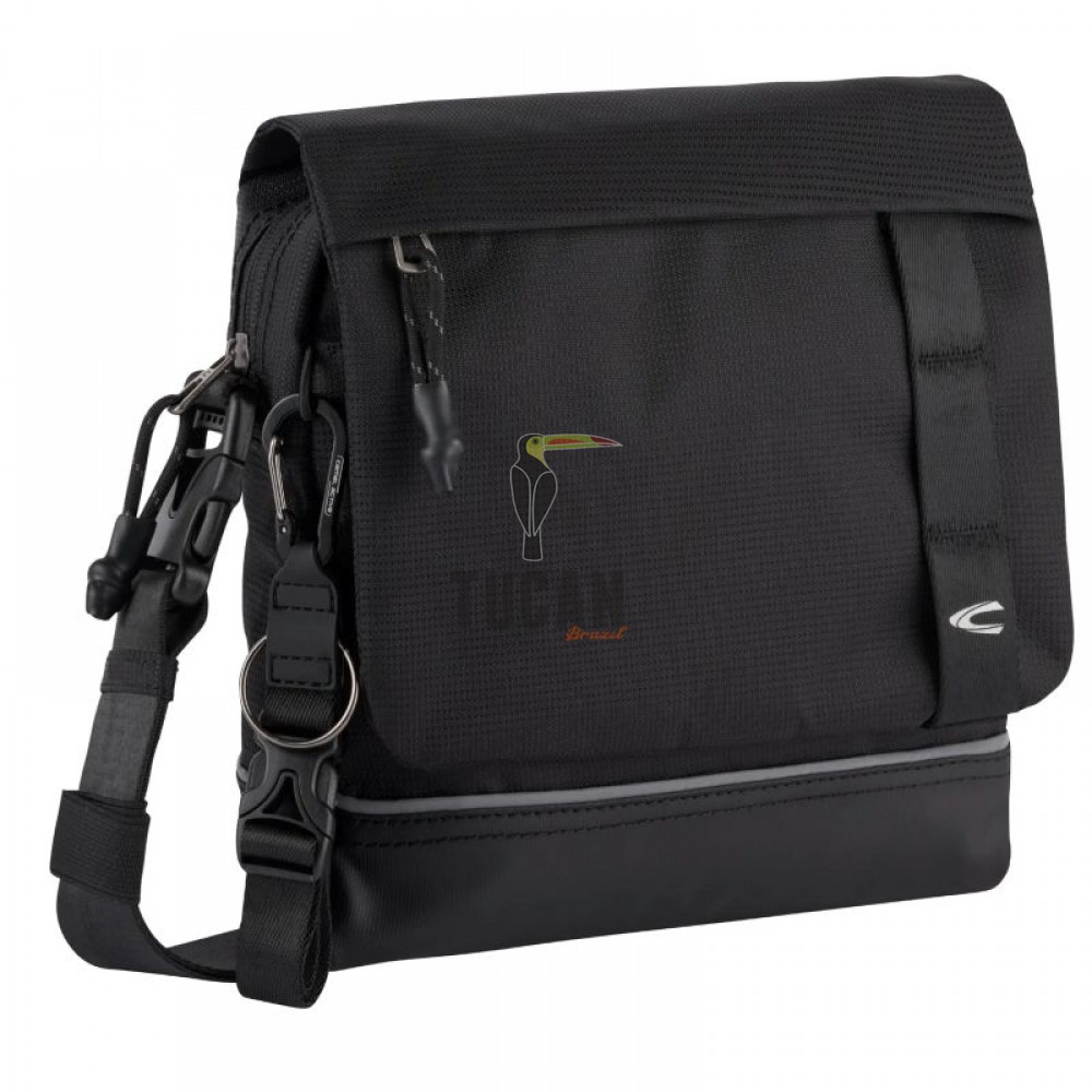 Τσάντα ώμου Χιαστί Camel Active Connect Μαύρη 407-602-60 (012224)
