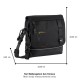 Τσάντα ώμου Χιαστί Camel Active Connect Μαύρη 407-602-60 (012224)