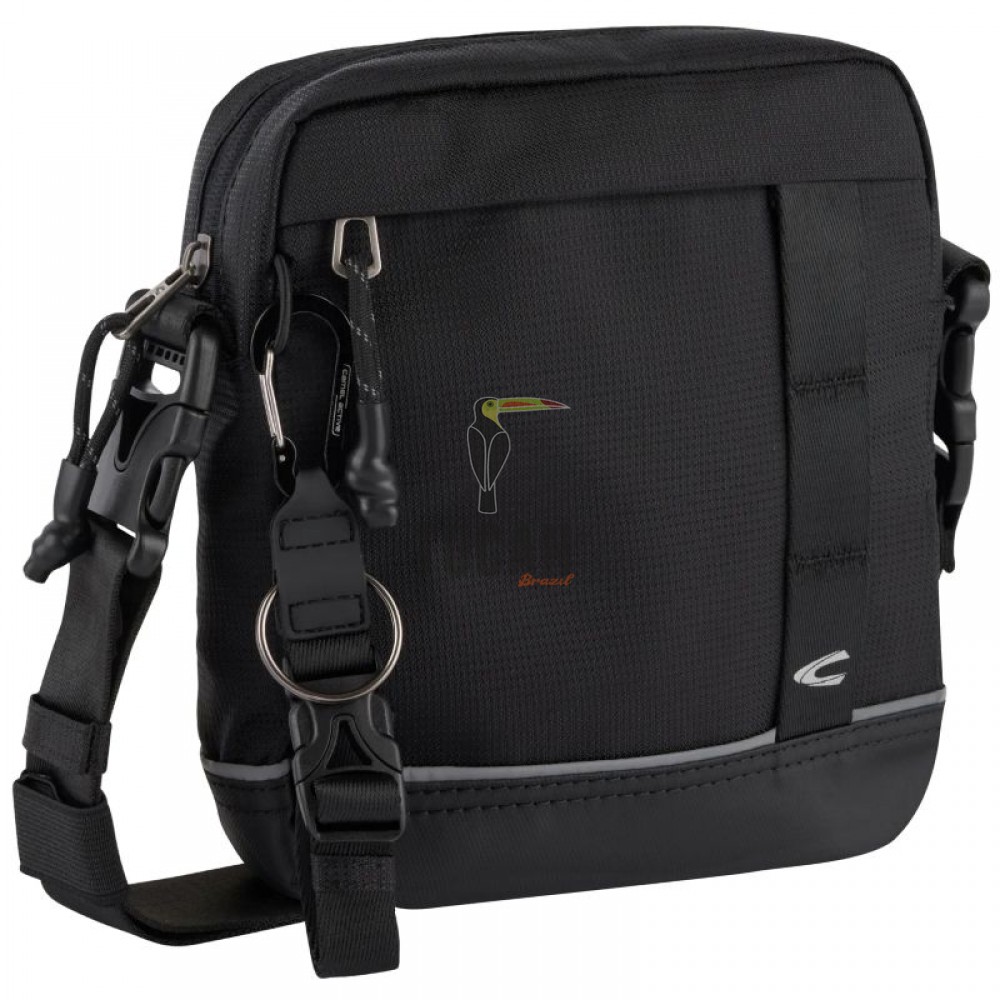 Τσάντα ώμου Χιαστί Camel Active Connect Μαύρη 407-601-60 (012225)