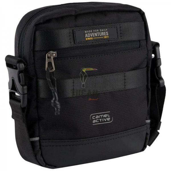 Τσάντα ώμου Χιαστί Camel Active Connect Μαύρη 407-601-60 (012225)