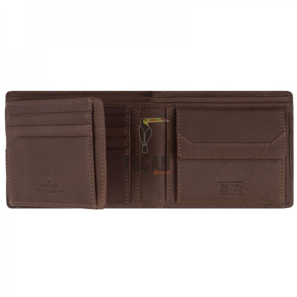 Camel Active Ocean Κονιάκ Δερμάτινο Πορτοφόλι Πλάγιο 409-704-22