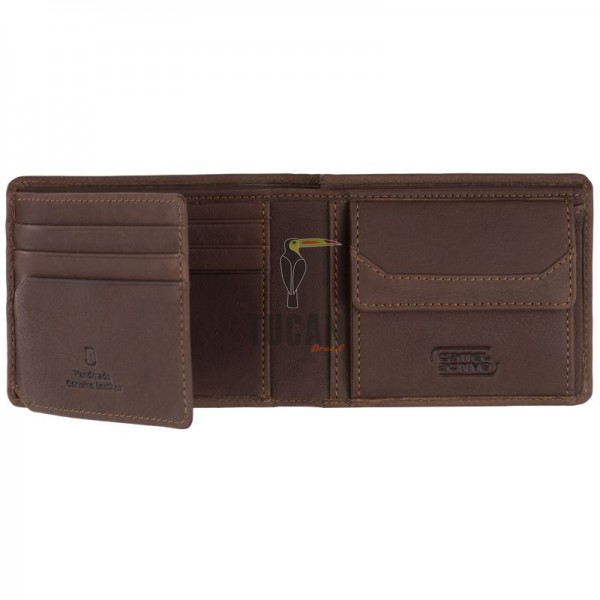 Camel Active Ocean Κονιάκ Δερμάτινο Πορτοφόλι Πλάγιο 409-703-22