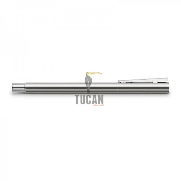 Πένα Faber Castell Neo Slim Stainless Steel Shiny, μεσαίας γραφής (Μ) 342000