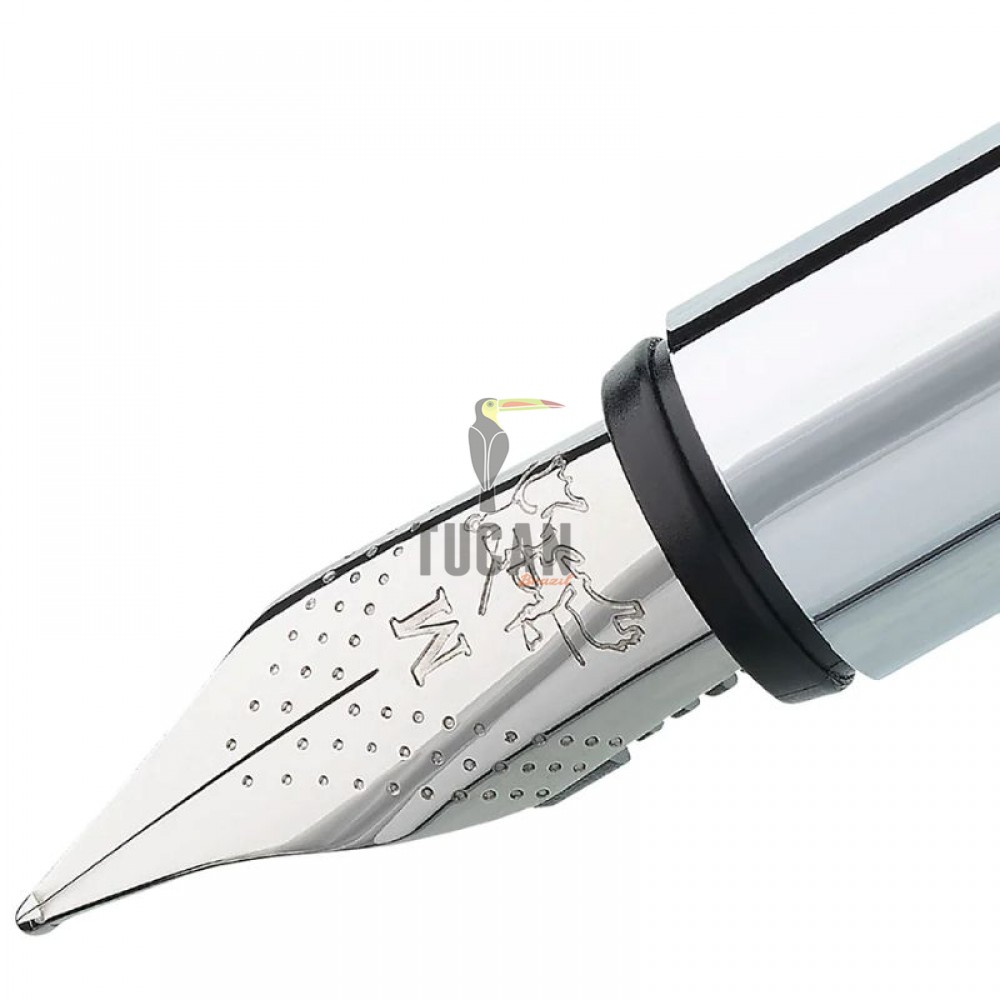 Πένα Faber Castell Neo Slim Stainless Steel Shiny, μεσαίας γραφής (Μ) 342000