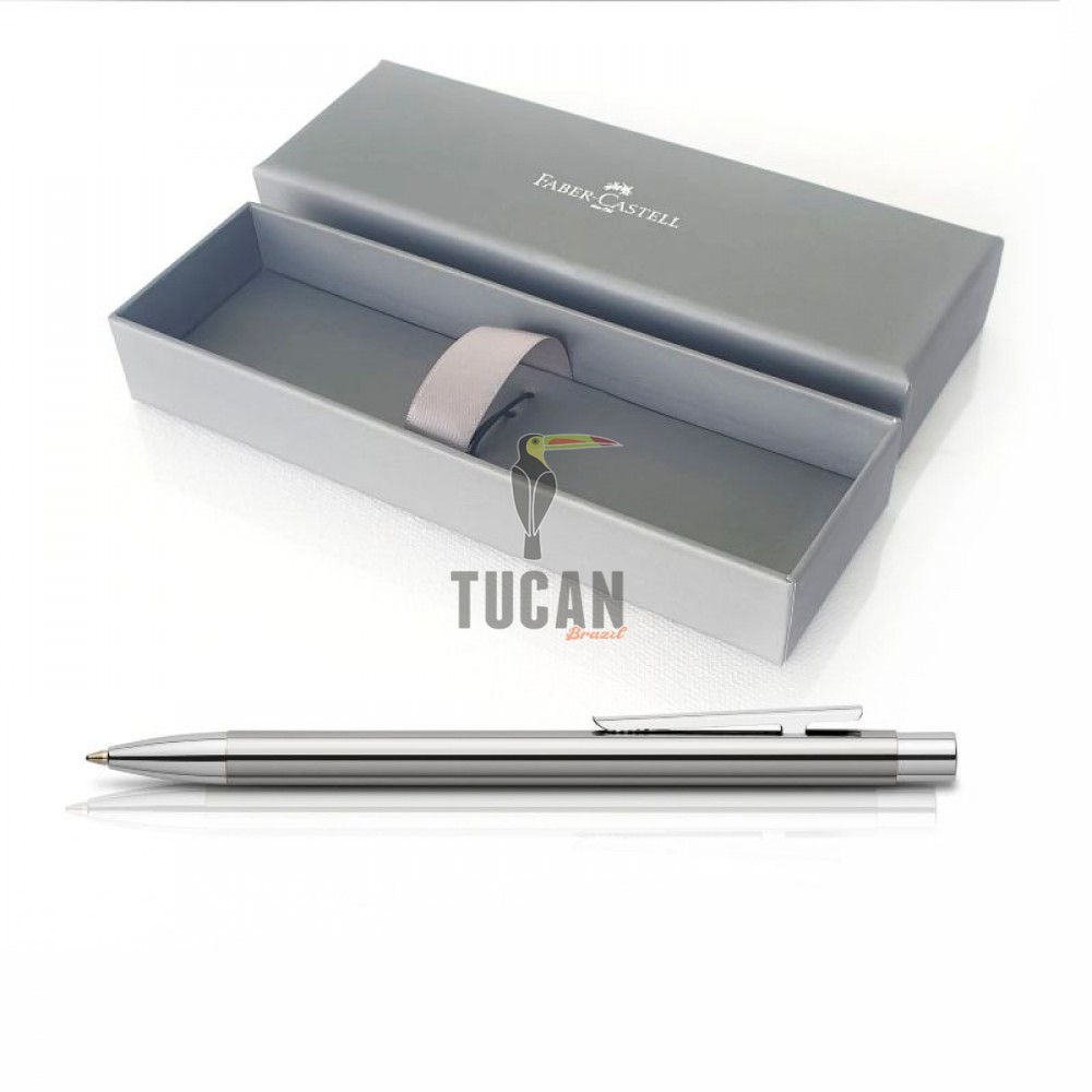 Στυλό Faber Castell Ball Point Neo Slim Stainless Steel Shiny 342020