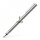 Πένα Faber Castell Neo Slim Stainless Steel Shiny, λεπτής γραφής (F) 342001