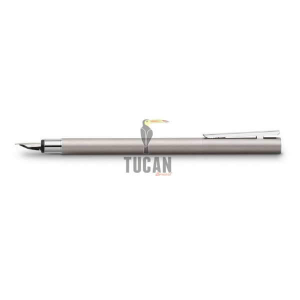 Πένα Faber Castell Neo Slim Stainless Steel Mat, Μεσαίας γραφής (M) 342100