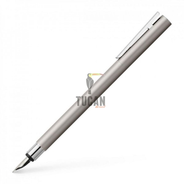 Πένα Faber Castell Neo Slim Stainless Steel Mat, Μεσαίας γραφής (M) 342100