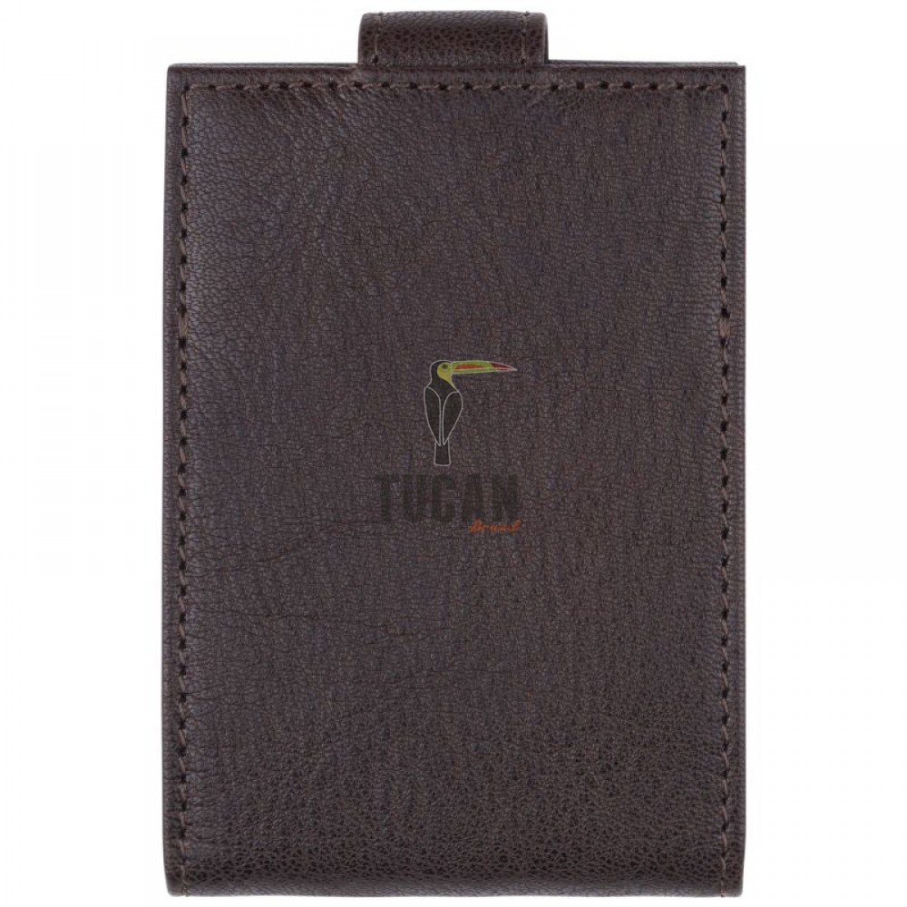 Camel Active Discover Δερμάτινη Θήκη καρτών και Κερμάτων Καφέ 408-701-29