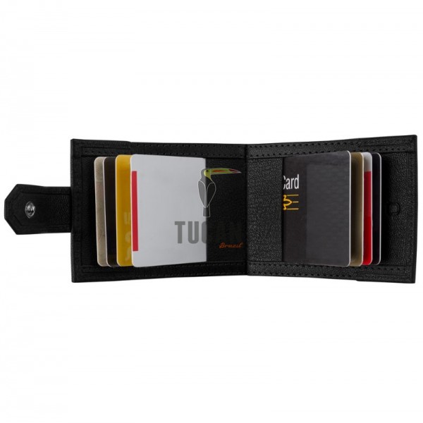 Camel Active Discover Δερμάτινη Θήκη καρτών και Κερμάτων Μαύρο 408-701-60