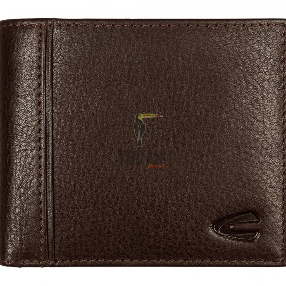 Camel Active Pine Δερμάτινο Πορτοφόλι Ανδρικό Μικρό Καφέ 410-703-29 (011869)