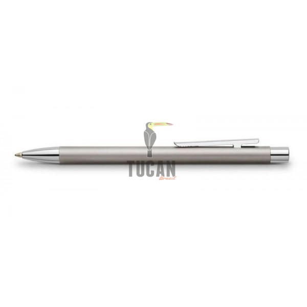 Στυλό Faber Castell Ball Point Neo Slim Stainless Steel Ασημί Ματ 342120
