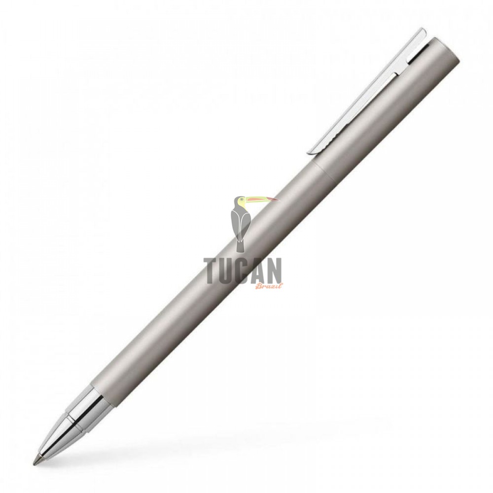 Στυλό Faber Castell Roller Neo Slim Stainless Steel Ασημί Ματ 342104