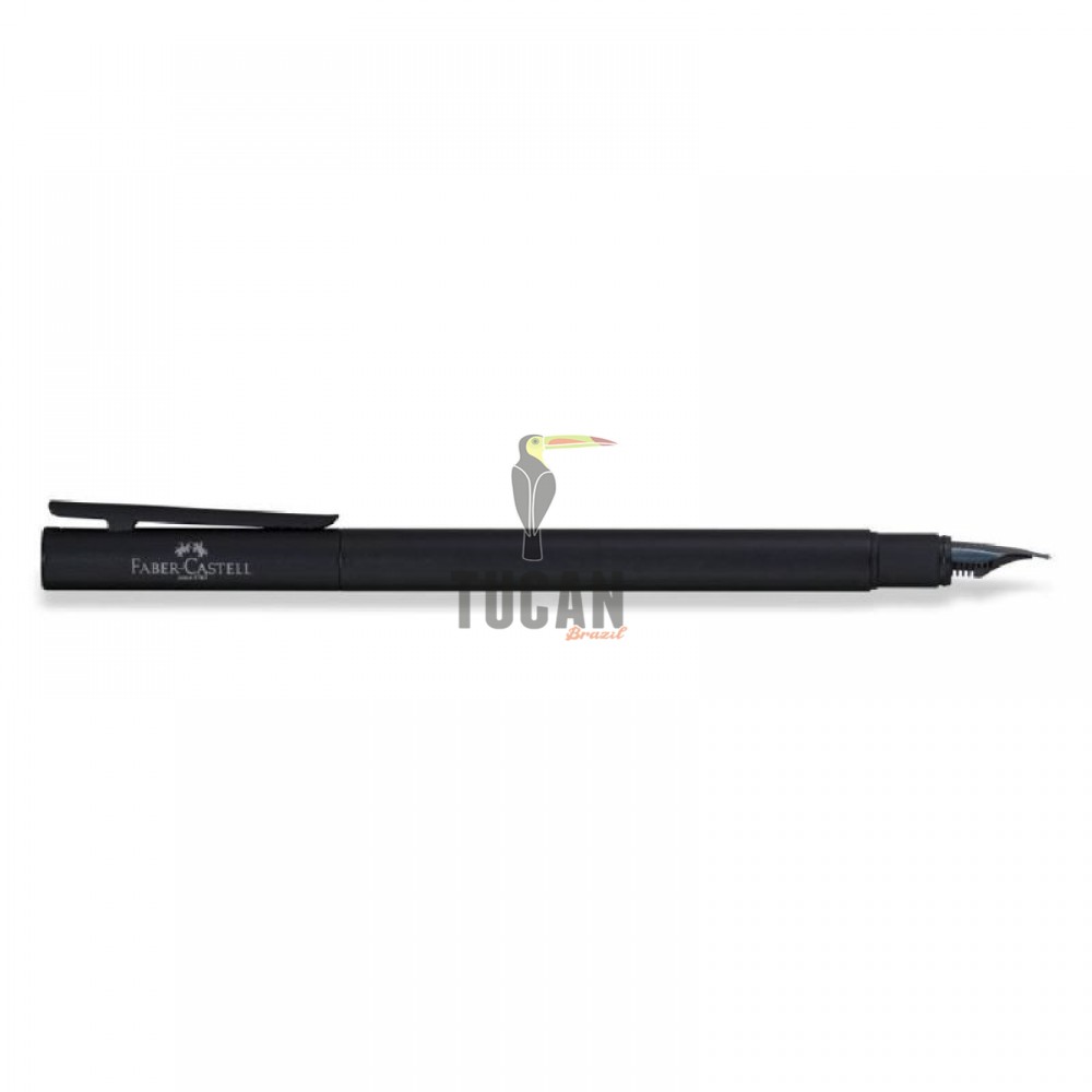 Πένα Faber Castell Neo Slim Metal Mat Black , Μεσαίας γραφής (M) 342300