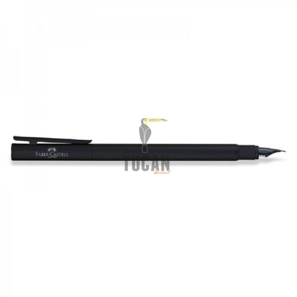 Πένα Faber Castell Neo Slim Metal Mat Black , Μεσαίας γραφής (M) 342300