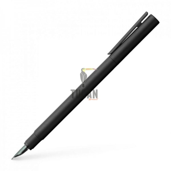 Πένα Faber Castell Neo Slim Metal Mat Black , Μεσαίας γραφής (M) 342300