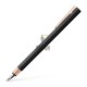 Πένα Faber Castell Neo Slim Metal Black Rosegold Μεσαίας Γραφής (Μ) 343100