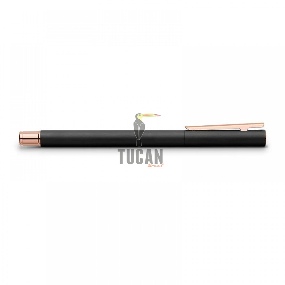Στυλό Faber Castell NEO Slim Metal Black Rosegold Rollerball 343114