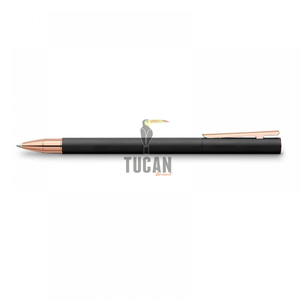 Στυλό Faber Castell NEO Slim Metal Black Rosegold Rollerball 343114