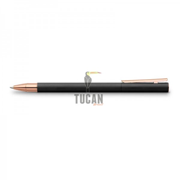 Στυλό Faber Castell NEO Slim Metal Black Rosegold Rollerball 343114