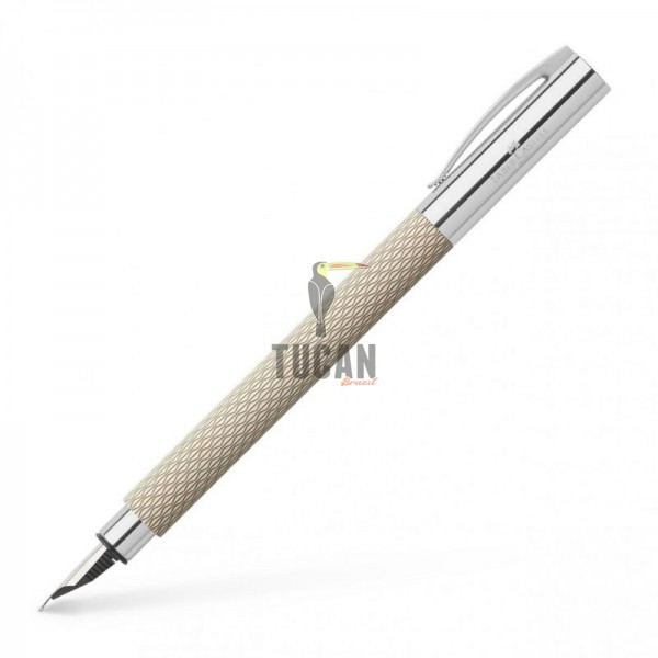 Πένα Faber Castell Ambition OpART White Sand Μεσαίας Γραφής (Μ) 149620
